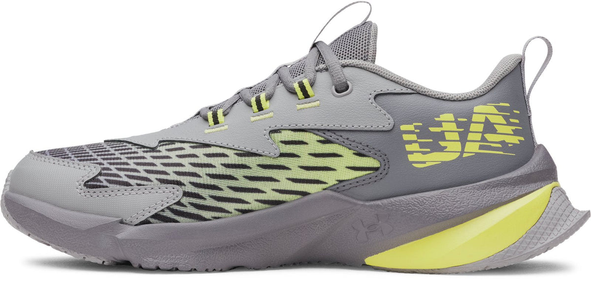 UA Scramjet 7 Boys' Grade School Running Shoes - Gray