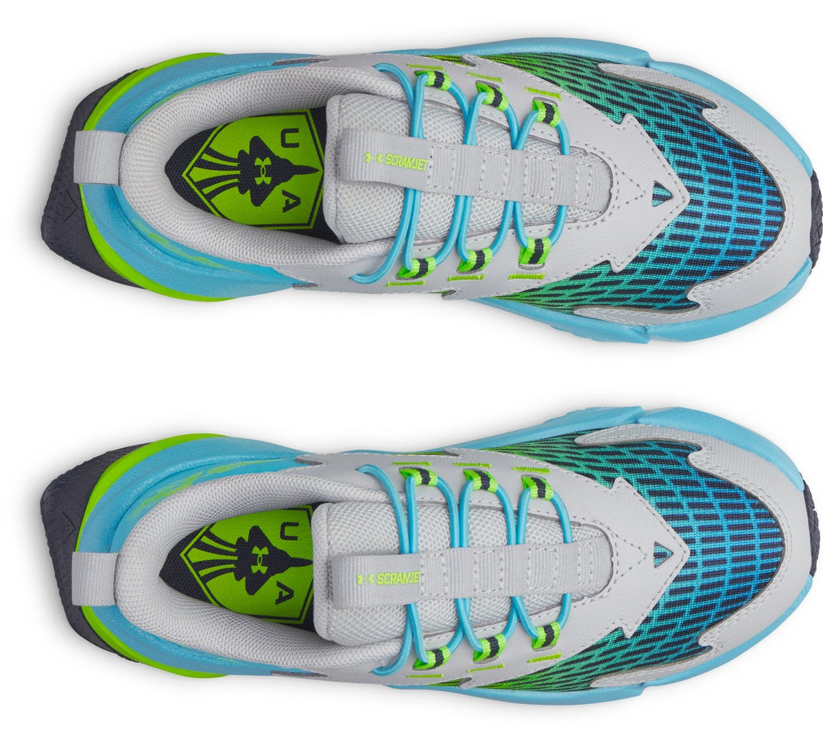 UA Scramjet 7 Boys' Pre-School Running Shoes - White