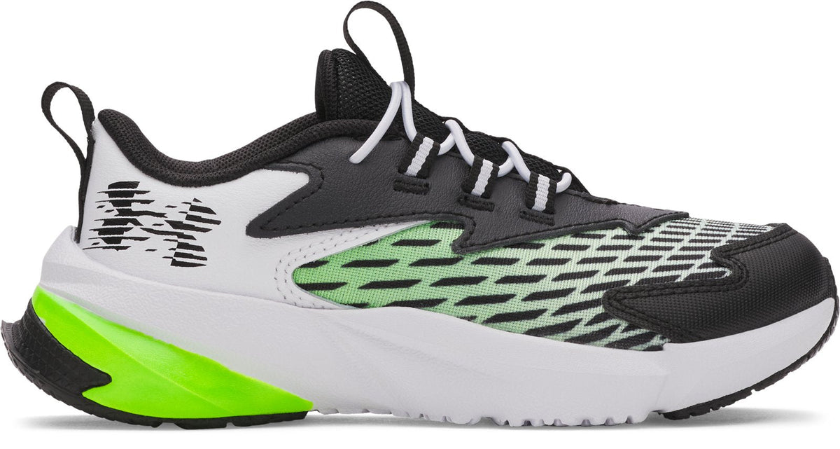 UA Scramjet 7 Boys' Pre-School Running Shoes - White