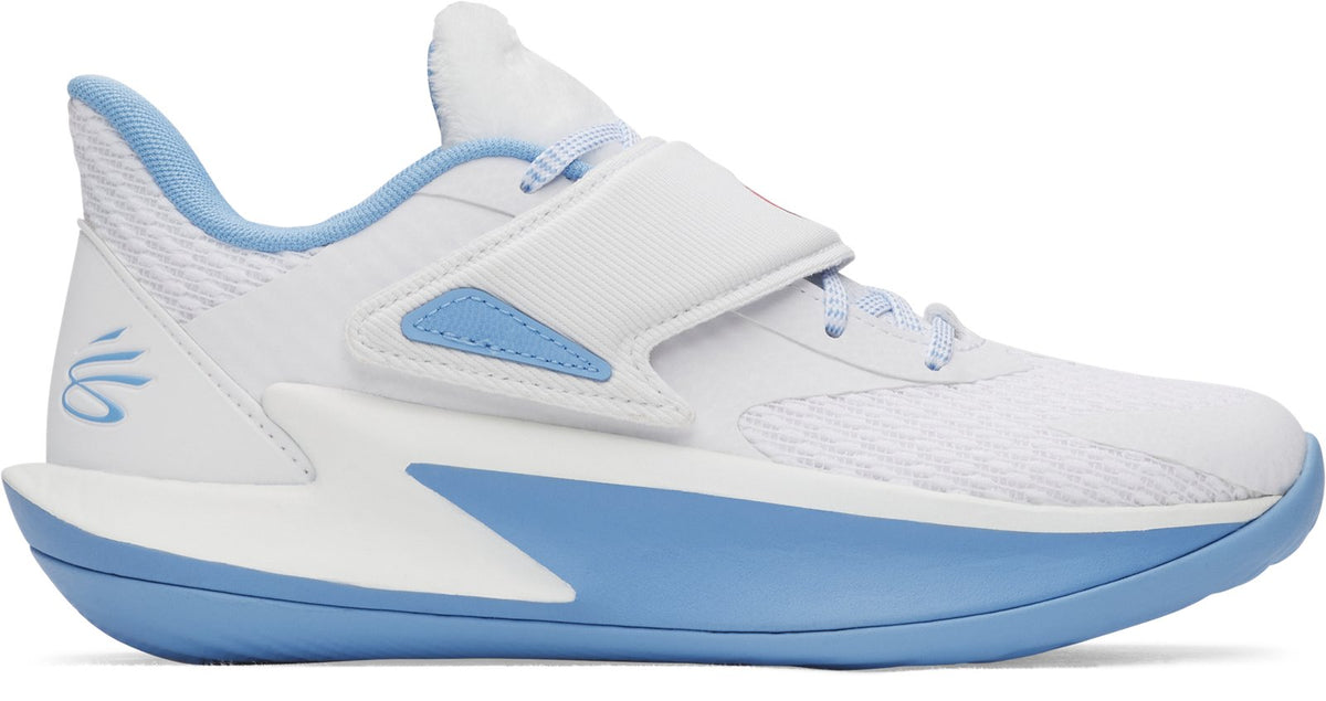 D. Fox 2 Grade School Basketball Shoes - White