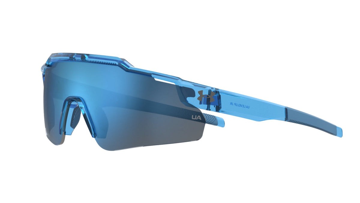 UA Level Up Jr. Mirror Kids' Sunglasses - Blue
