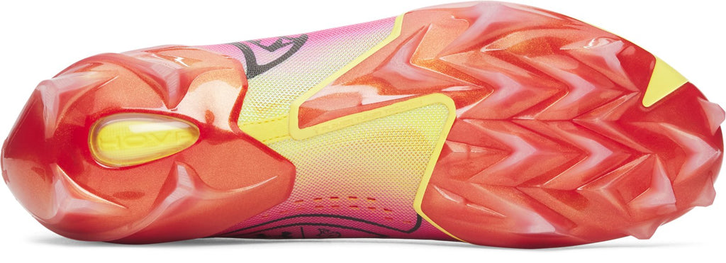 UA x Dodge Blur Pro Football Cleats - Red