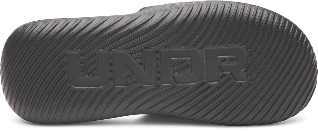 UA Ignite Pro 8 Fixed Strap Boys' Slides - Black