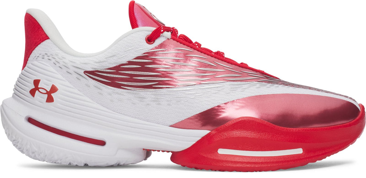 UA D. Fox 3 Team Unisex Basketball Shoes - White