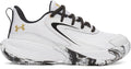 UA Lockdown 8 Pre-School Basketball Shoes - White