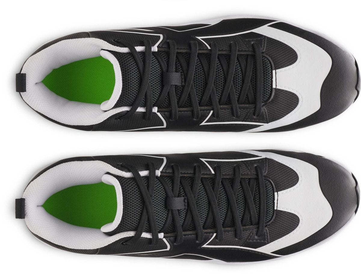 UA Leadoff Icon Mid Men's Baseball Cleats - Black