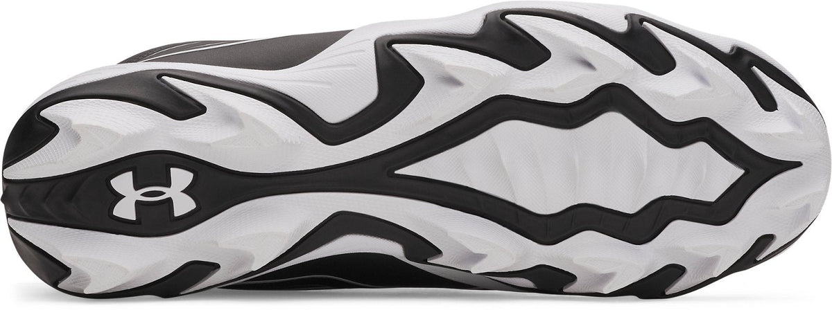 UA Leadoff Icon Mid RM Jr. Boys' Baseball Cleats - Black