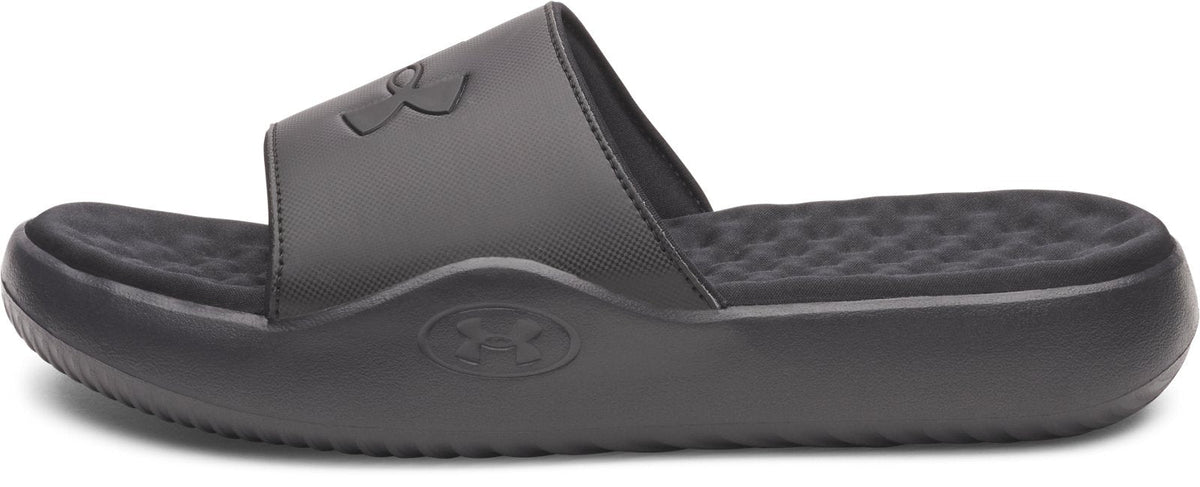 UA Ignite Pro 8 Fixed Strap Men's Slides - Black