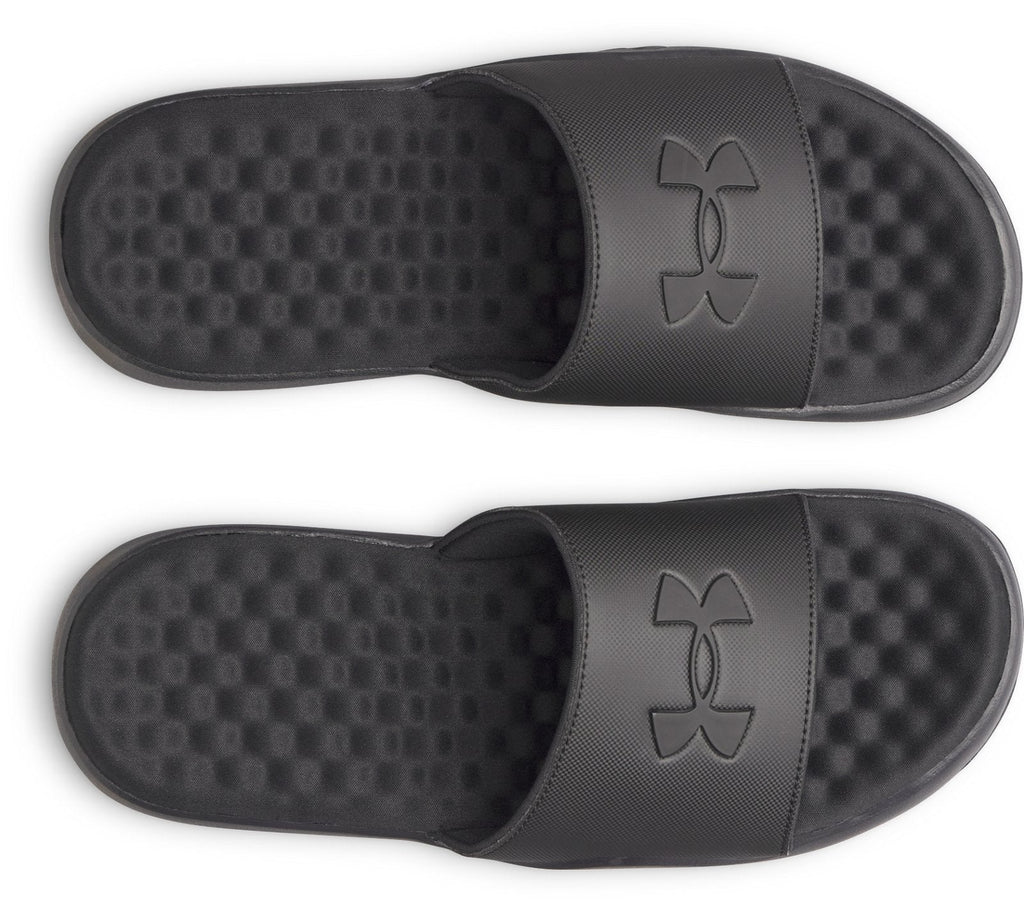 UA Ignite Pro 8 Fixed Strap Men's Slides - Black
