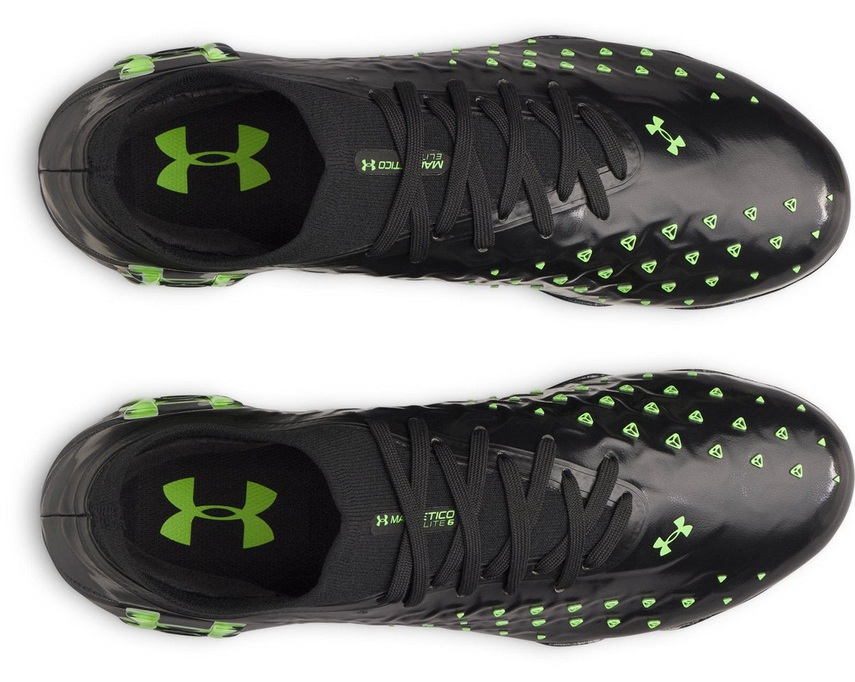 UA Magnetico Elite 6 RCS FG Unisex Soccer Cleats - Black