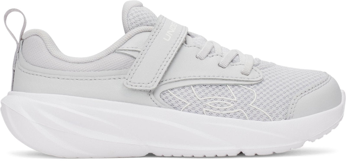 UA Surge 5 Girls' Pre-School Running Shoes - Gray