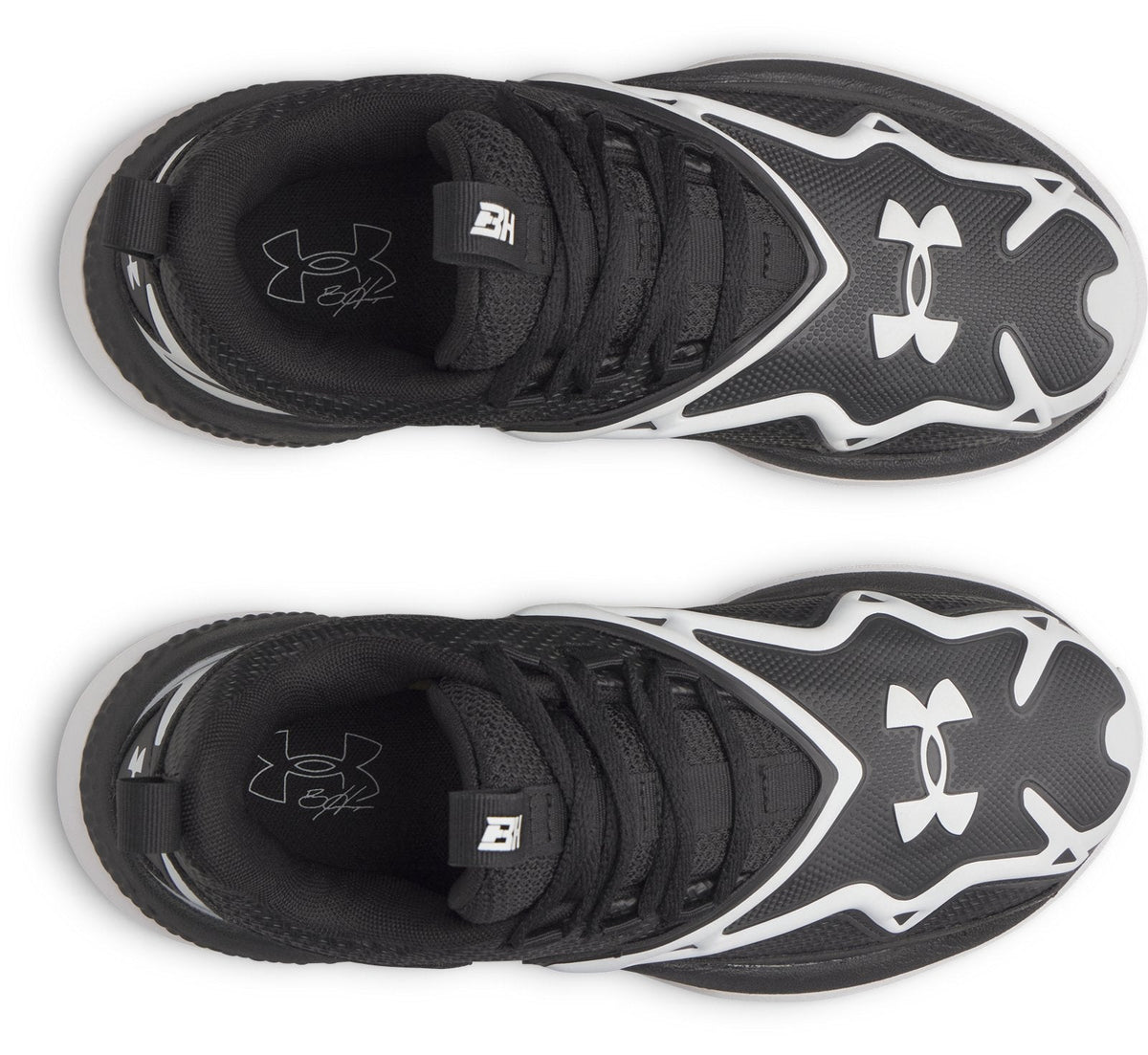 UA Harper 11 Turf Jr. Boys' Baseball Shoes - Black