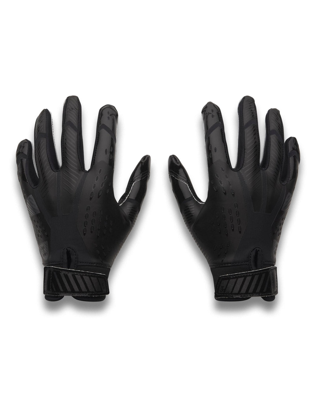 UA Blur Pee Wee Football Gloves - Black
