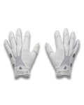 UA Blur Kids' Football Gloves - White