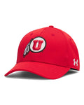 UA Blitzing Collegiate Men's Stretch Fit Cap - Red