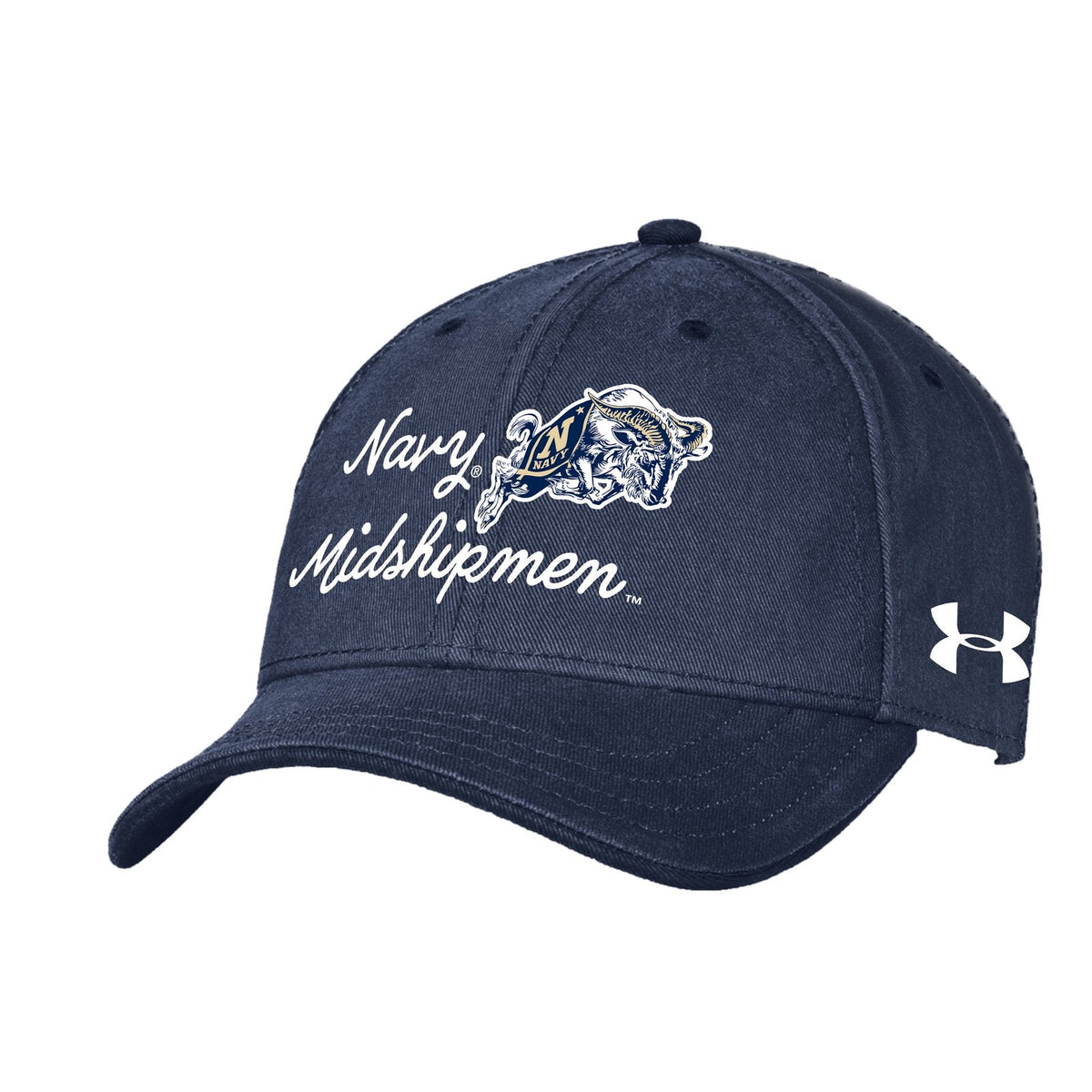 UA Washed Cotton Collegiate Kids' Cap - Blue