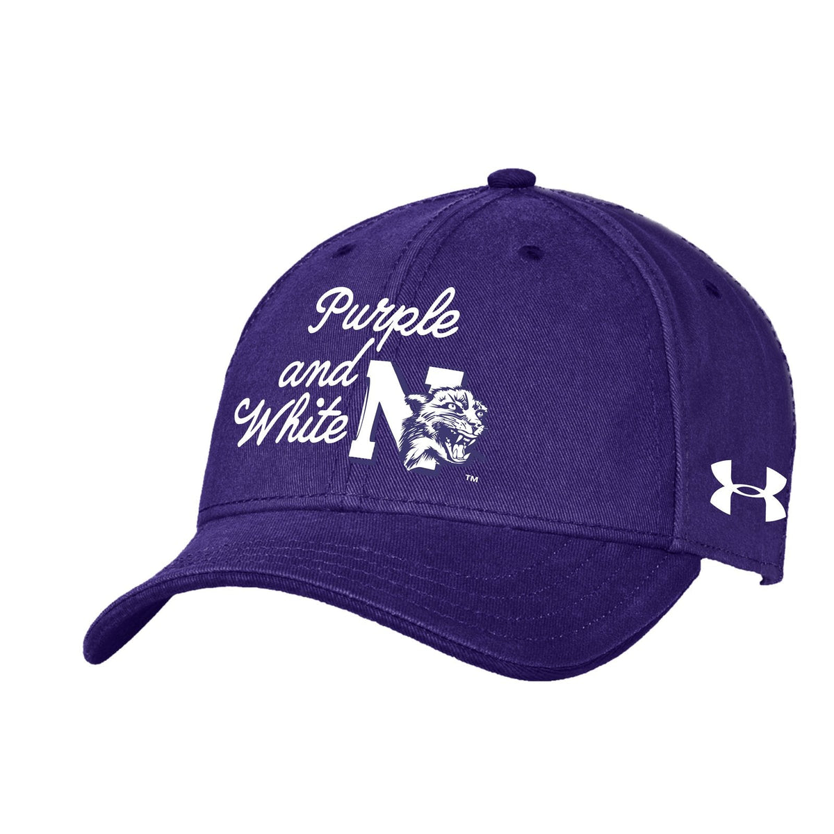 UA Washed Cotton Collegiate Kids' Cap - Blue