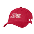 UA Washed Cotton Collegiate Kids' Cap - Red