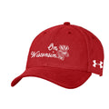 UA Washed Cotton Collegiate Kids' Cap - Red