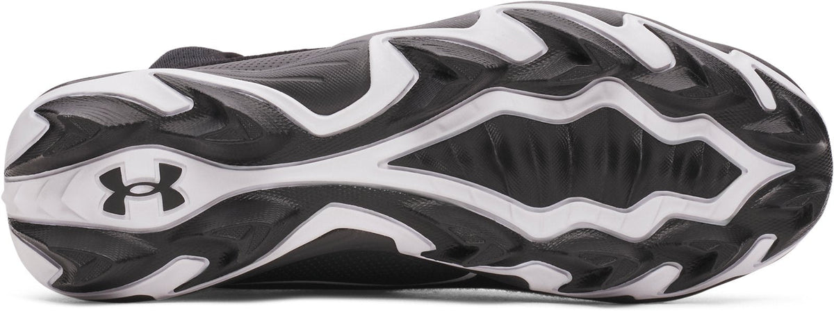 UA Spotlight Icon High RM Jr. Patches Kids' Football Cleats - Black