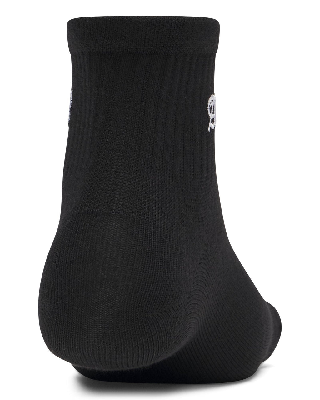 UA Essential Unisex 3-Pack Quarter Socks - Black
