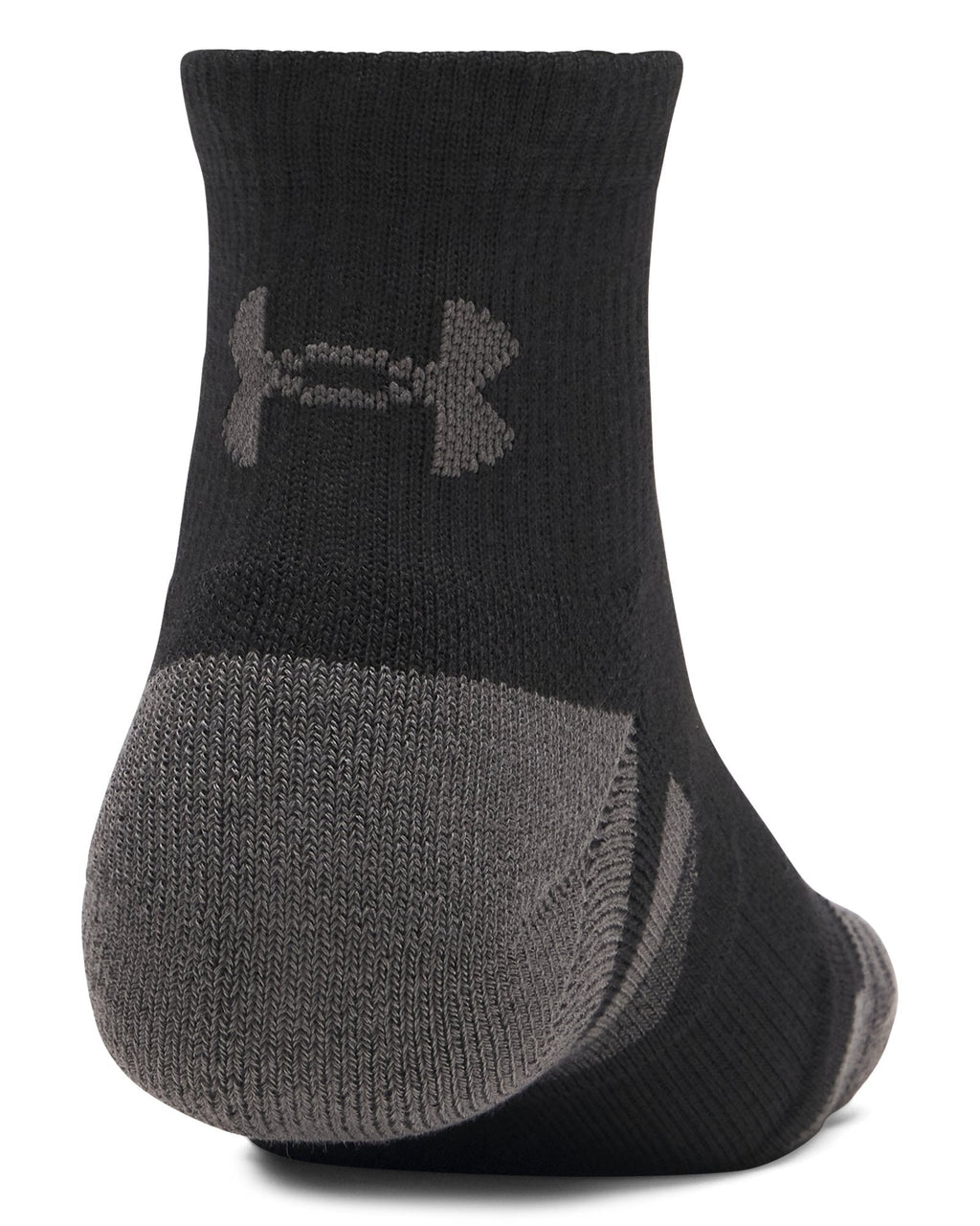 UA Performance Tech Unisex 6-Pack Quarter Socks - Black