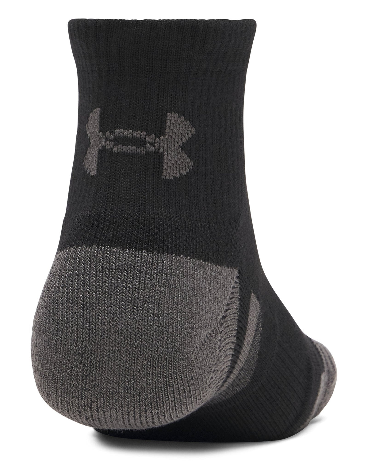 UA Performance Tech Unisex 6-Pack Quarter Socks - Black