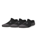UA Performance Tech Kids' 3-Pack No Show Socks - Black