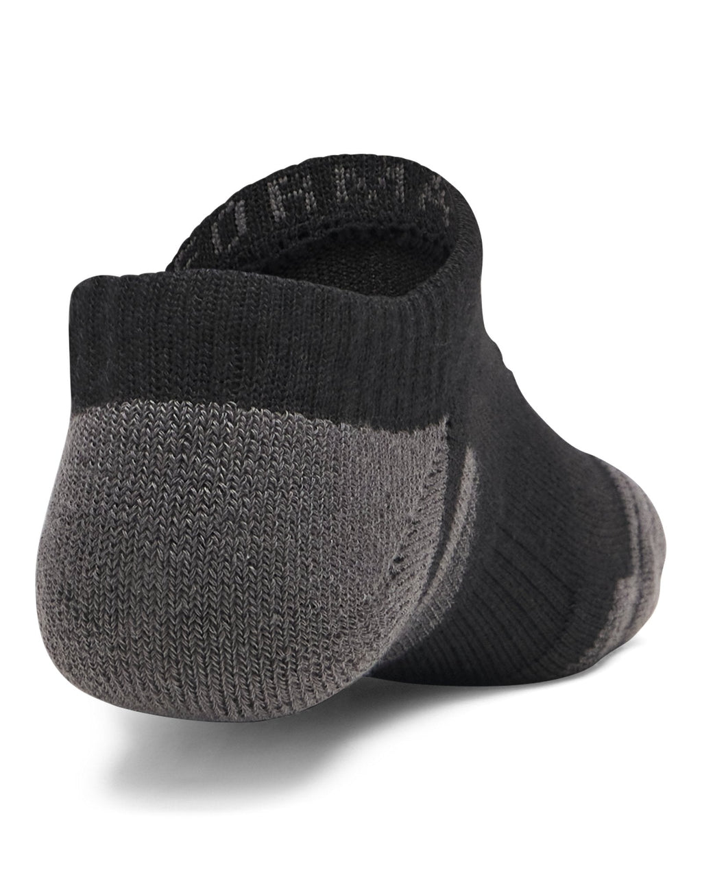 UA Performance Tech Kids' 3-Pack No Show Socks - Black