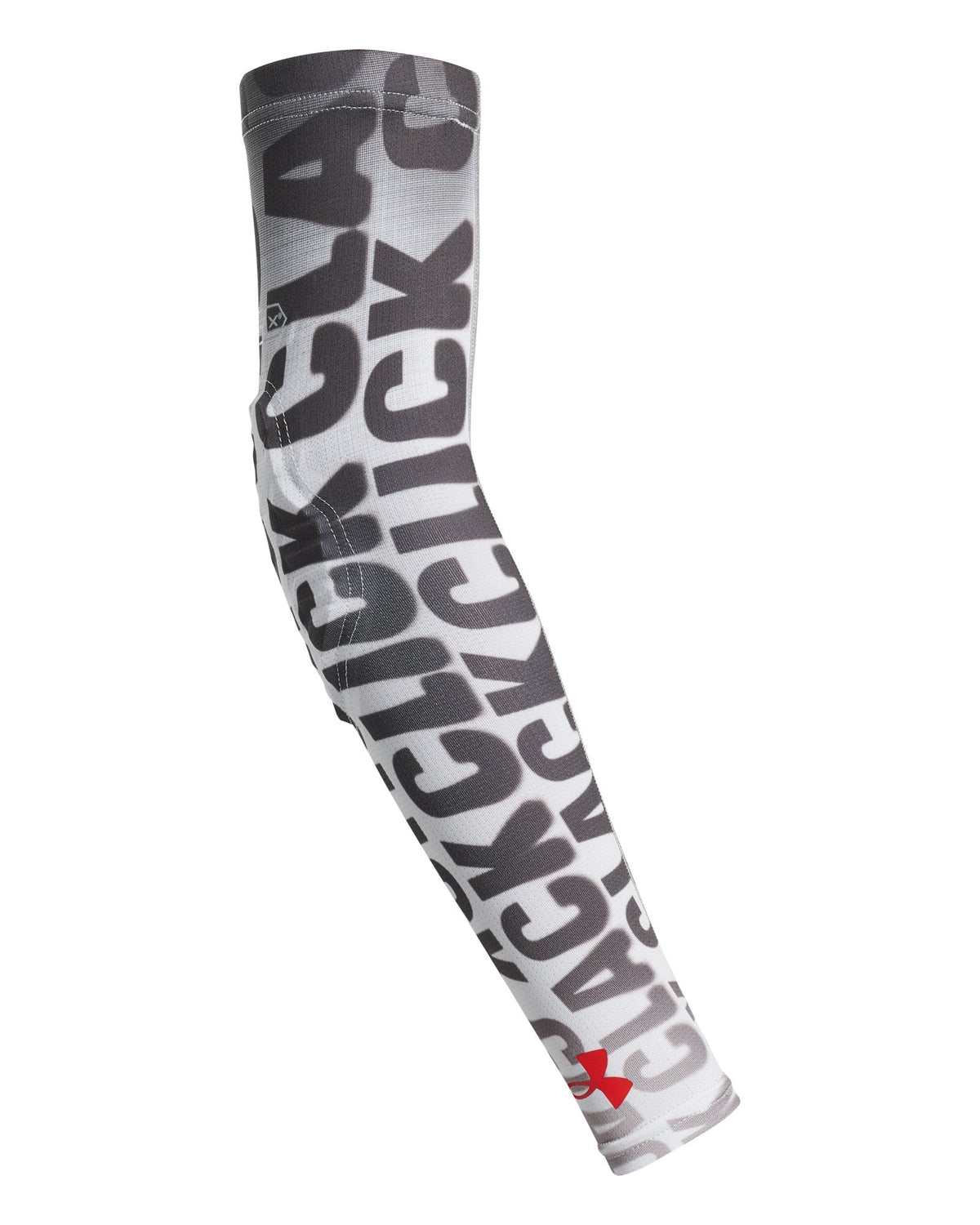 UA Game Day Armour Pro Kids' Padded Elbow Sleeve - White