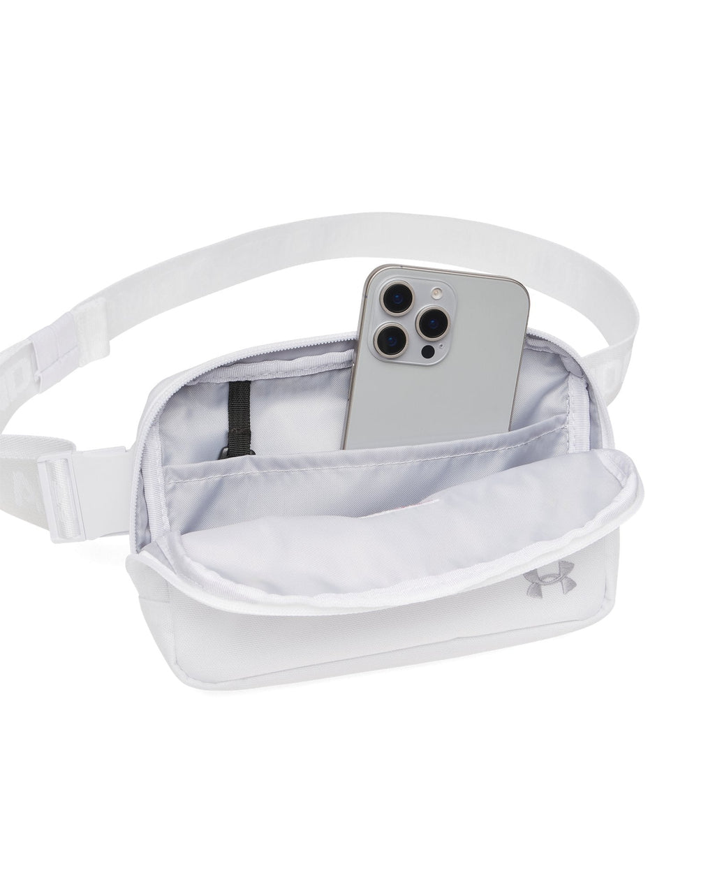 UA Sportstyle Collegiate Waist Bag Crossbody - White