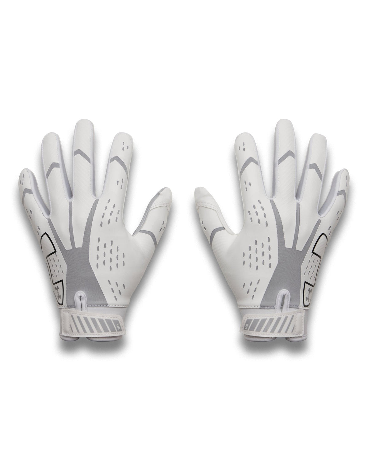 UA Blur PTH Kids' Football Gloves - White