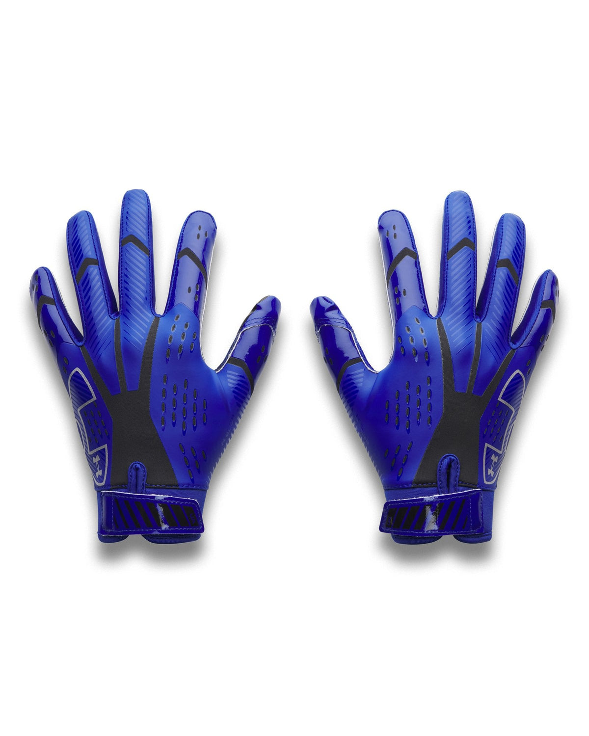 UA Blur PTH Kids' Football Gloves - Blue
