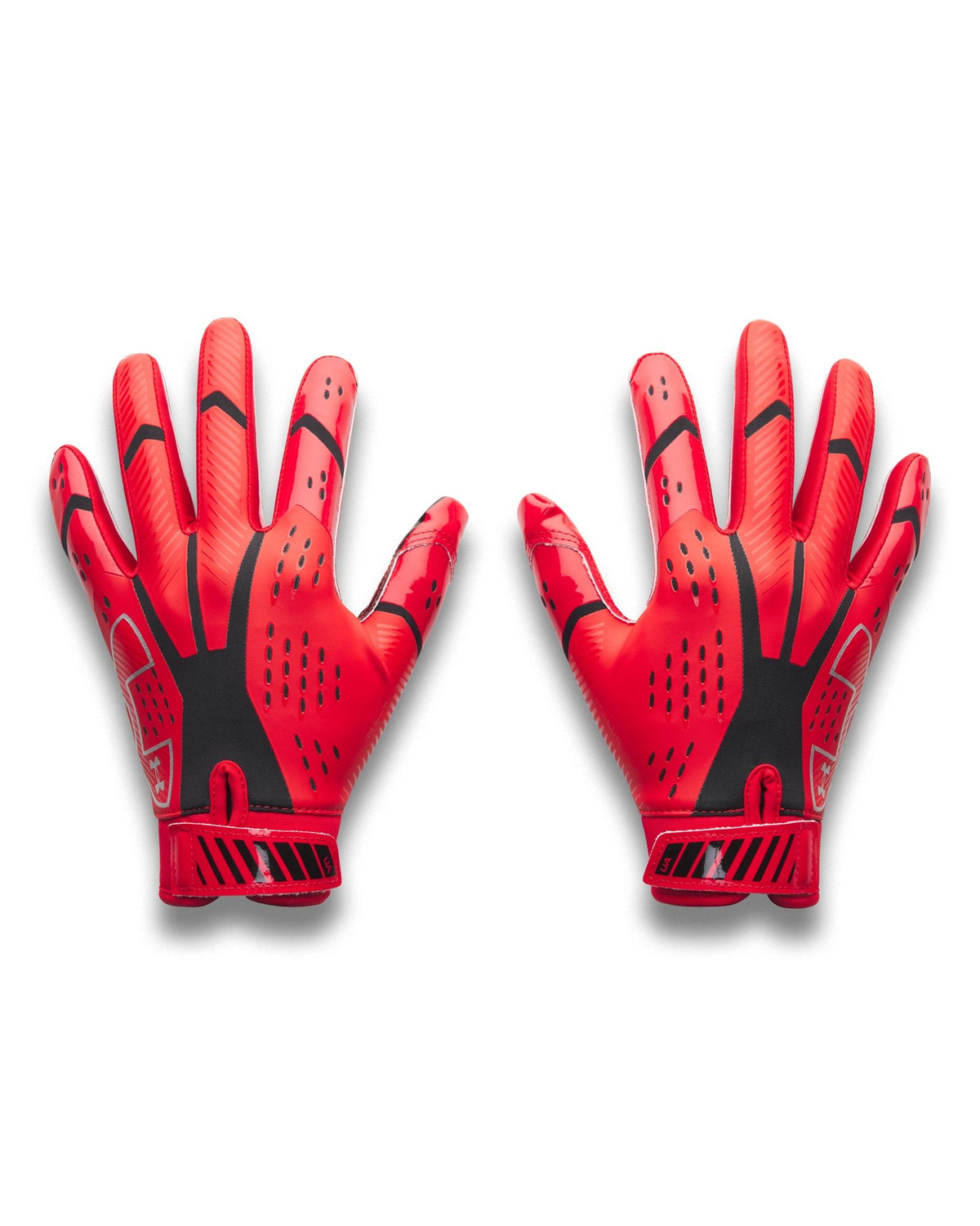 UA Blur PTH Kids' Football Gloves - Red
