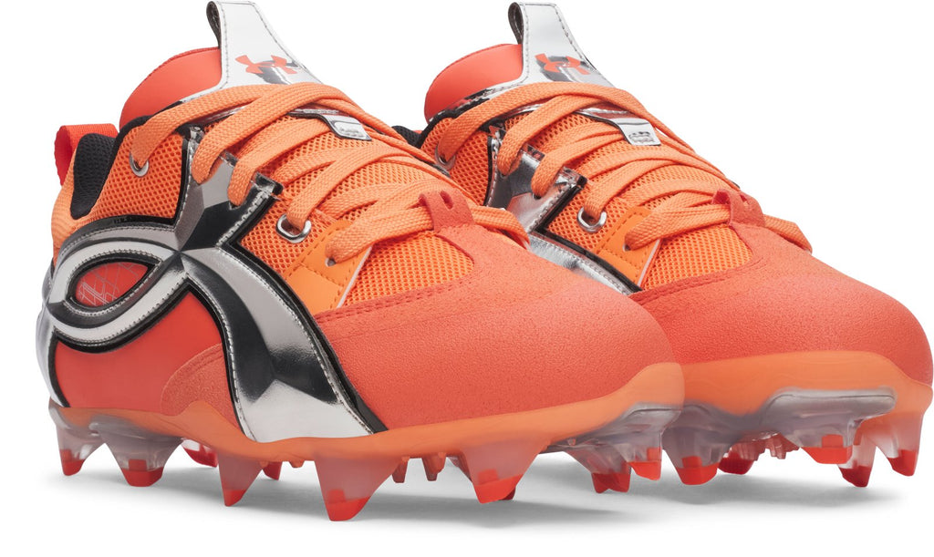 UA Yard Icon TPU ‘All Lines Lead Home’ Men's Baseball Cleats - Orange