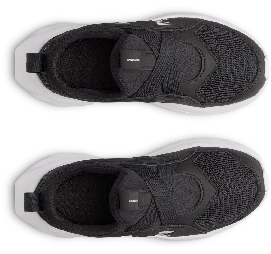 UA Turbo Go Boys' Pre-School Running Shoes - Black