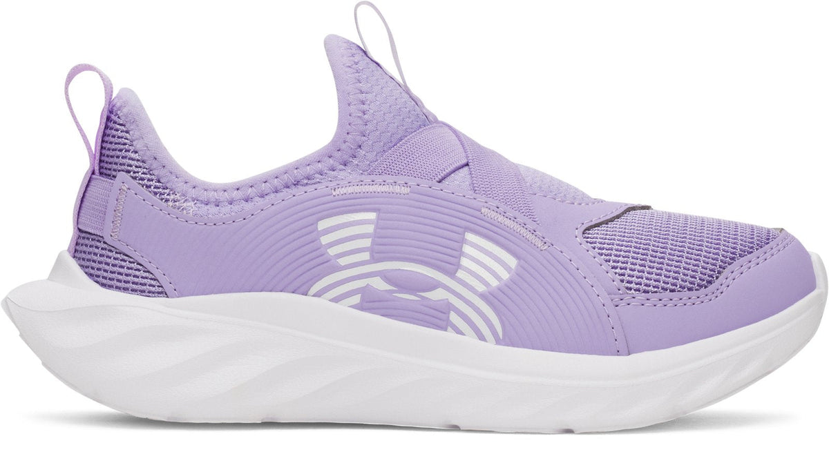 UA Turbo Go Girls' Pre-School Running Shoes - Purple