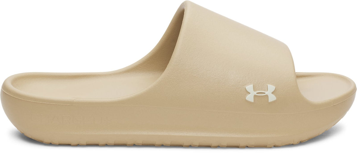 UA Charged+ Cush Unisex Slides - Brown
