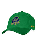 UA Garment Wash Performance Cotton Collegiate Kids' Adjustable Cap - Green