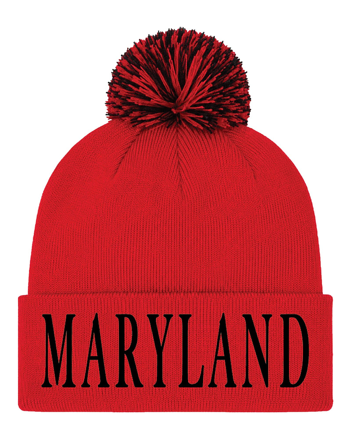 UA Pom Collegiate Unisex Beanie - Red