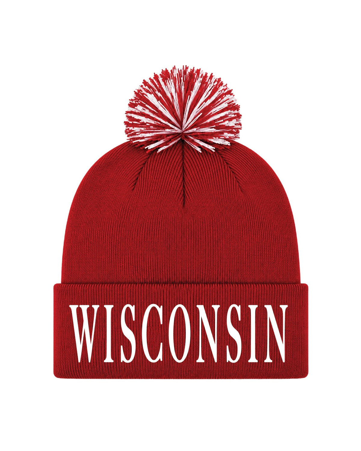 UA Pom Collegiate Unisex Beanie - Red