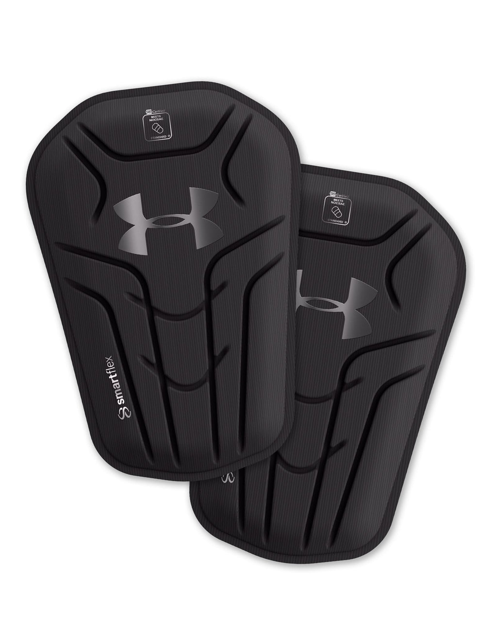 UA Challenger Elite Adult Slip-In Soccer Shin Guard - Black