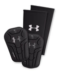 UA Challenger Elite Adult Slip-In Soccer Shin Guard - Black