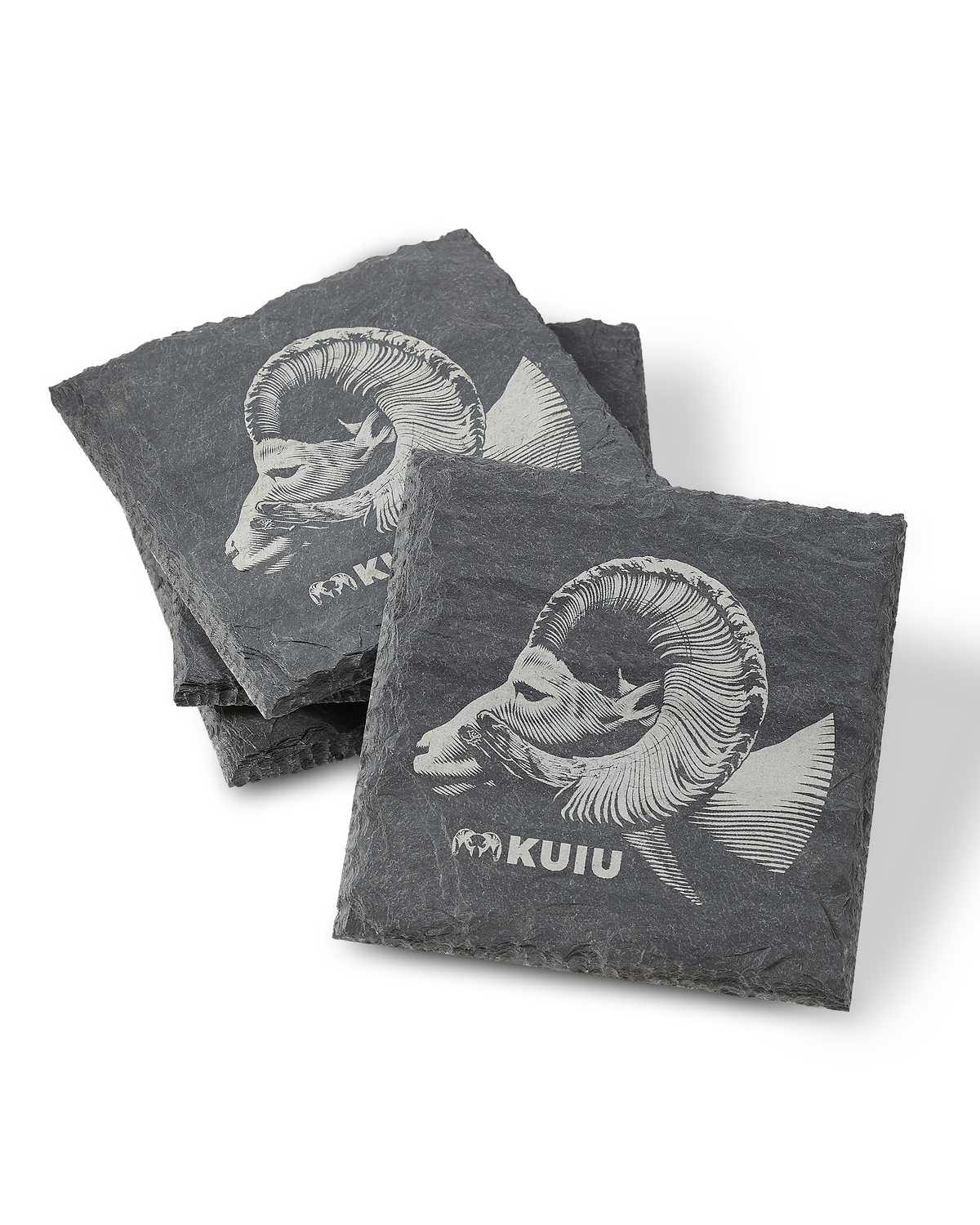Nahanni Butte Ram Slate Coaster Set | Slate