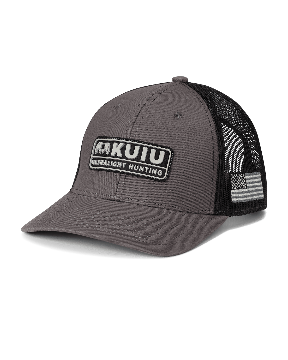 KUIU Ultralight Hunting Patch Hat | Charcoal/Black