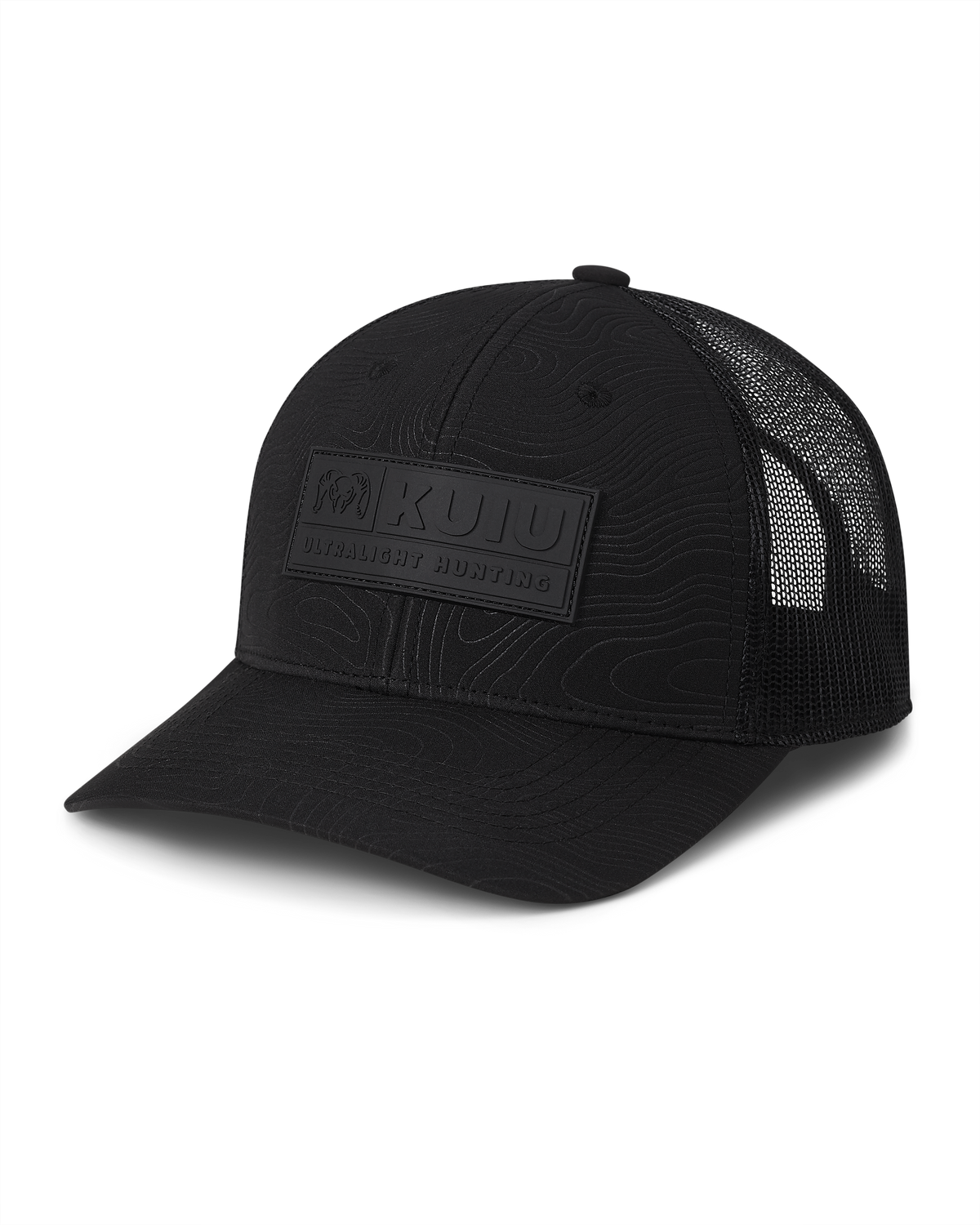 KUIU Topo Patch Hat | Black/Black