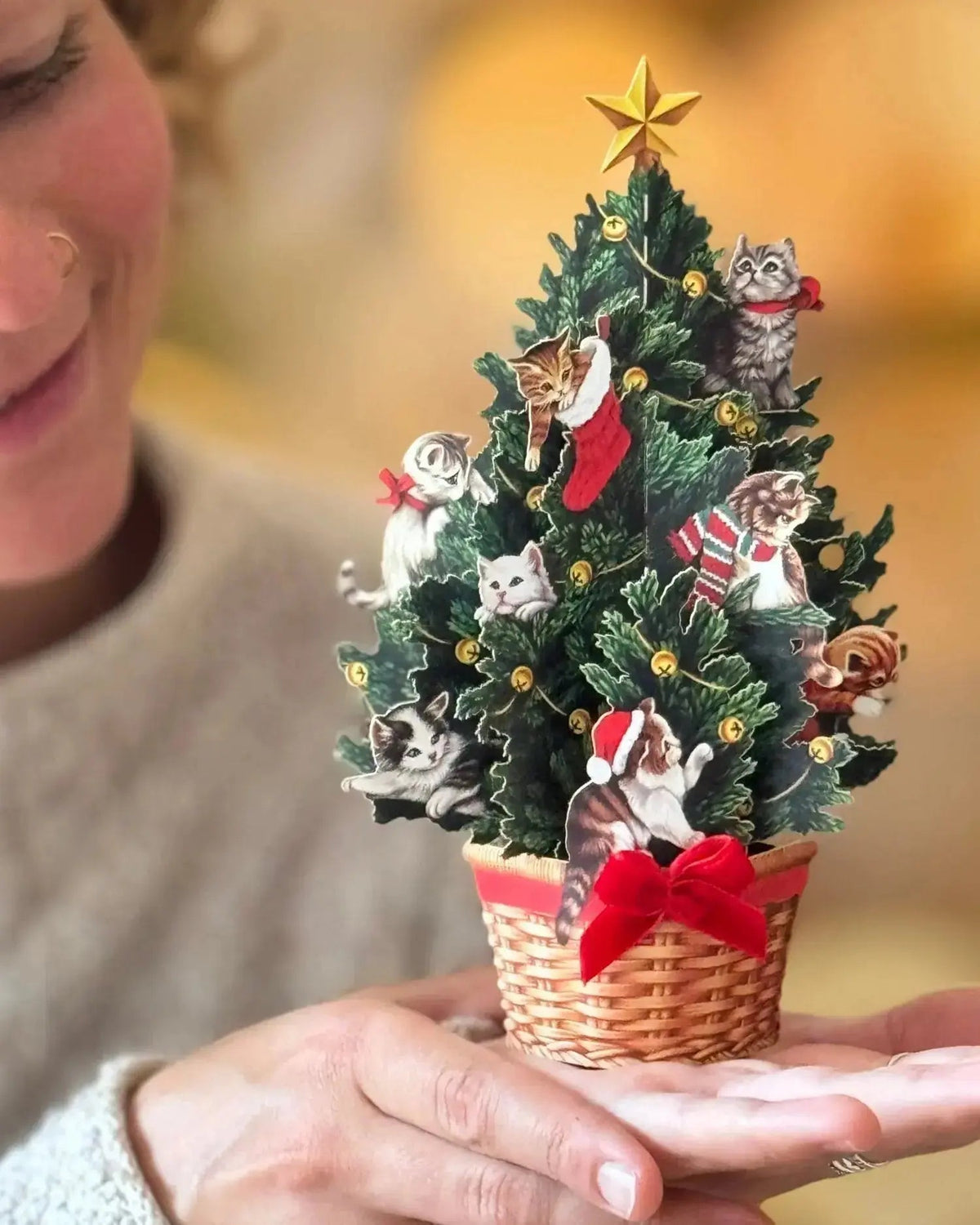 Mini Meowy Christmas Tree