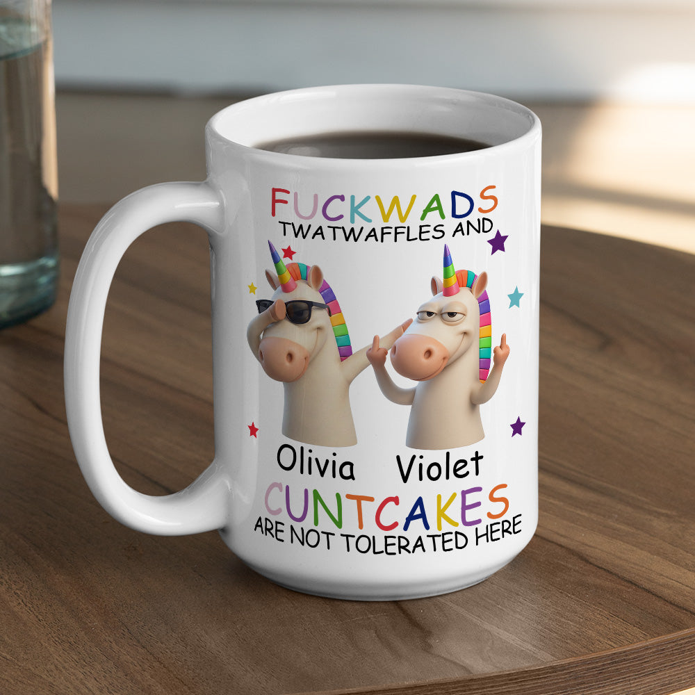 Custom Coworker, Christmas & Birthday Team Appreciation Gift • Not Tolerated Here 2 - Personalized Coffee Mug