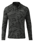 Ridgepoint Fleece Henley | Black Tonal