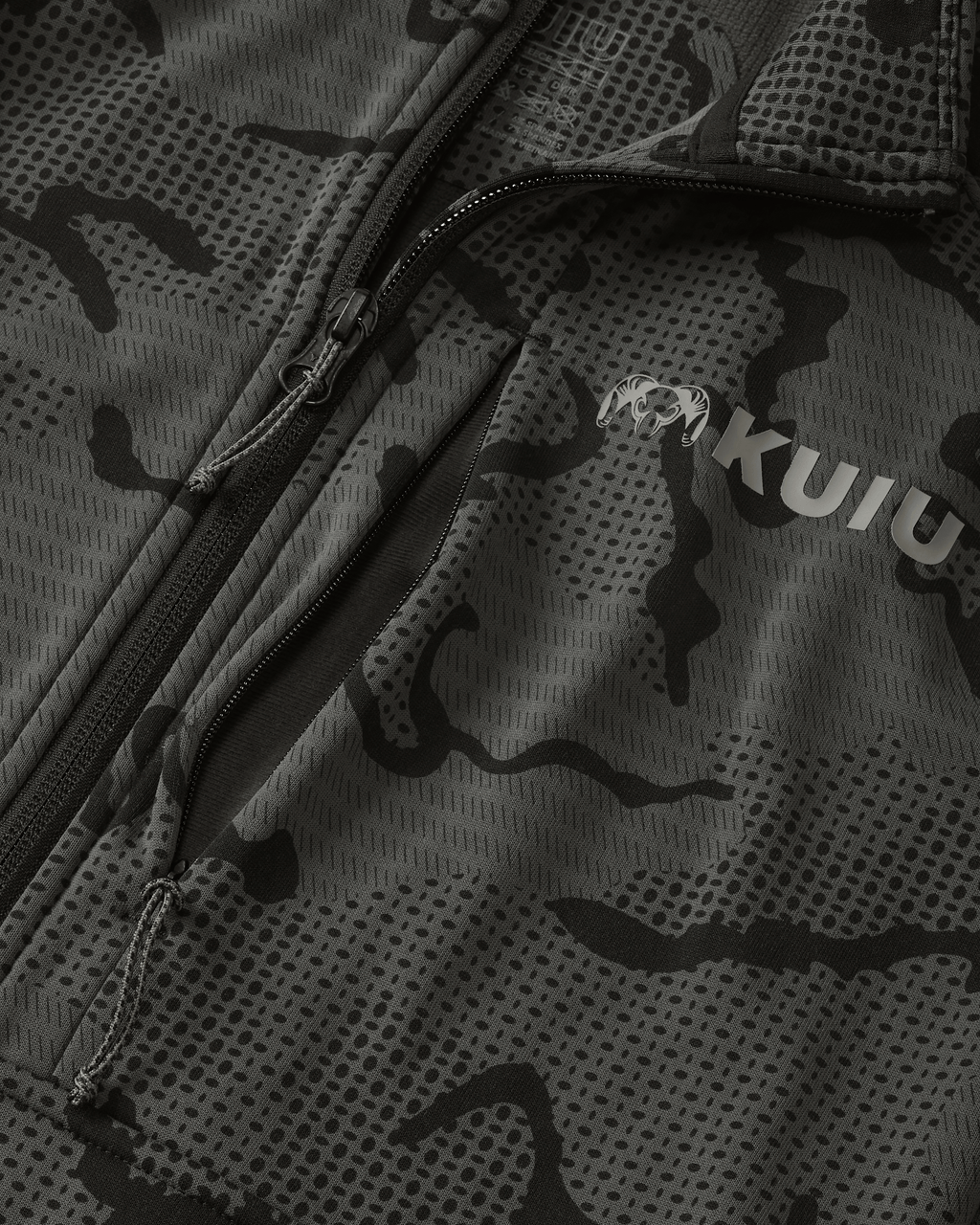 Ridgepoint Fleece Zip-T | Black Tonal